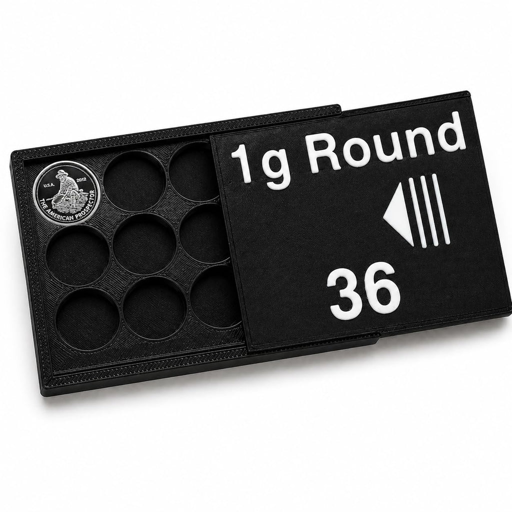 15mm 1g Round Wallet + Silver Round by XplrsAttic