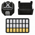 XplrsAttic 210-Slot Bullion Bar Storage Case - 1 Gram Valcambi-Style CombiBar Organizer, 10 Removable 21-Slot Trays, Compact Display Holder, Case Only
