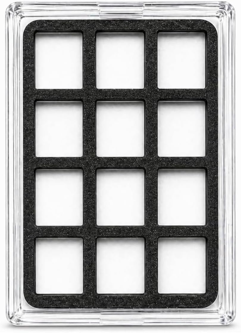 Display Case for Combibars Gold Silver Platinum Bars 1 Gram Holders | Collectible Display Holder for Desk, Office, or Gift