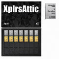 XplrsAttic 1 Gram Bullion Bar Holder Case - 28-Slot Valcambi-Style CombiBar Storage Wallet for Gold Silver Platinum Bars, Stacker Organizer