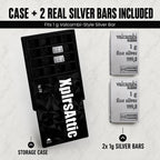 1 Gram Valcambi-Style Bar Wallet – 28 Slot – bar fit detail view 2