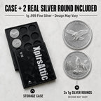 15mm 1 Gram Round Storage Case – Holds 36 – 15mm fit detail view 2