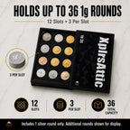 15mm 1 Gram Round Storage Case – Holds 36 – collector case detail view 6