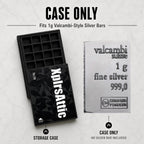 1 Gram Valcambi-Style Bar Wallet – 28 Slot – bullion bar holder detail view 5