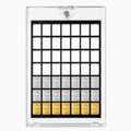 XplrsAttic 1 Gram Silver Bar Display Case, 49 Slot Bullion Holder for Valcambi Style CombiBars, Fractional Gold Silver Platinum Stacker Organizer for Desk, Safe & Collector Storage, Case Only