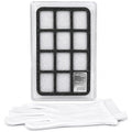 Display Case for 1 Gram Valcambi-Style CombiBars Gold Silver Platinum Bars with Cotton Handling Gloves – 12-Slot Collector Holder for Desk, Office, Gift Display (Includes 1 Bar)