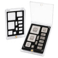 Small Bullion Storage Display Case for 1oz, 20g, 10g, 5g, 1g Gold, Silver, Platinum Bars, Magnetic Closure