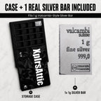 1 Gram Valcambi-Style Bar Wallet – 28 Slot – bar fit detail view 6