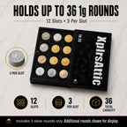 15mm 1 Gram Round Storage Case – Holds 36 – round storage detail view 3
