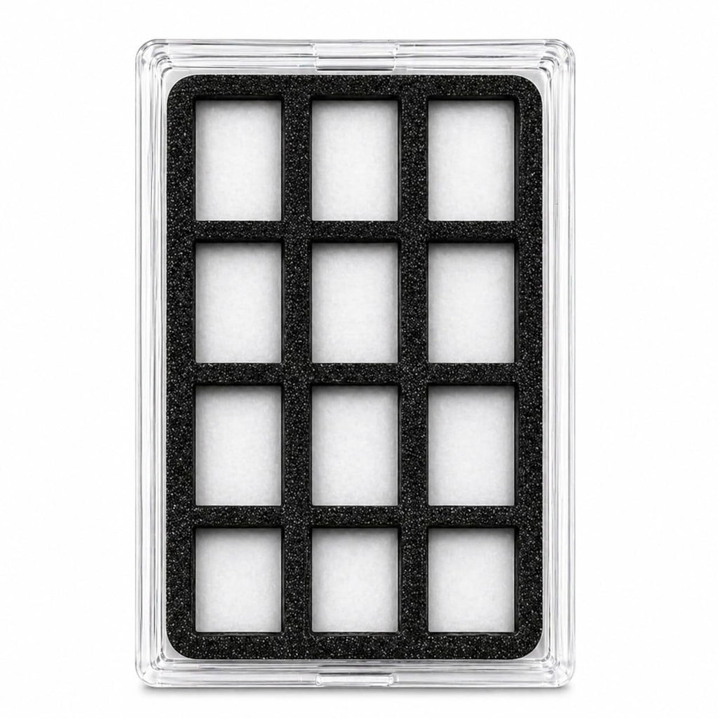 Display Case for Combibars Gold Silver Platinum Bars 1 Gram Holders | Collectible Display Holder for Desk, Office, or Gift