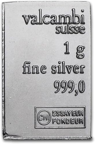 Display Case for 1 Gram Valcambi-Style CombiBars Gold Silver Platinum Bars with Cotton Handling Gloves – 12-Slot Collector Holder for Desk, Office, Gift Display (Includes 1 Bar)