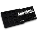 XplrsAttic 1 Gram Bar Storage Case with Slide Cover-10 Slots Tray Holds Up to 30 Scottsdale Style Mini Bars, Compact Bullion Display Organizer, Case Only