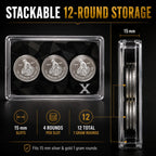 3 × 1g Silver Rounds + Display Case