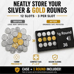 15mm 1g Round Wallet + Silver Round