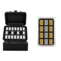 1 Gram Bullion Storage Case Set for CombiBar-Style Bars – Holds 174 Gold Silver Platinum Bars, 12-Slot Display Holder + 162-Slot Organizer, Case Only